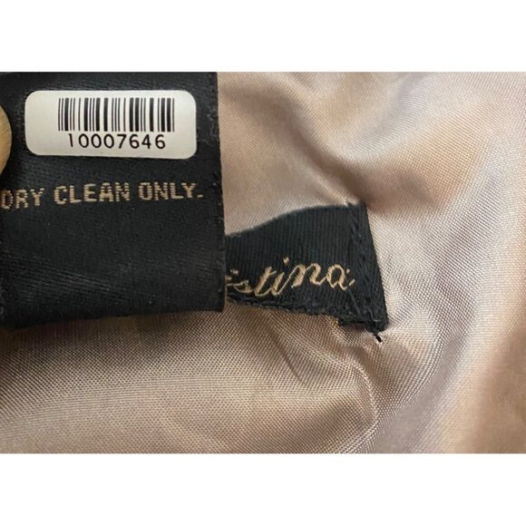 Marisa Christina Womens Black Lace Button-Down Jacket Coat Size 12 - Picture 4 of 10